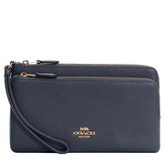 Buy Coach Double Zip Wallet in Midnight C5610 Online in Singapore | PinkOrchard.com