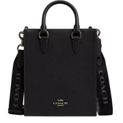 Front View of Coach Dylan Tote Bag in Black CT910