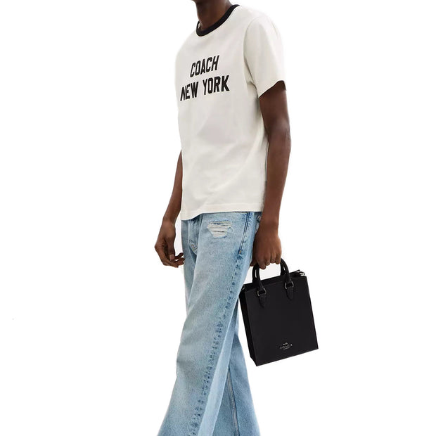 Model Carrying Coach Dylan Tote Bag in Black CT910