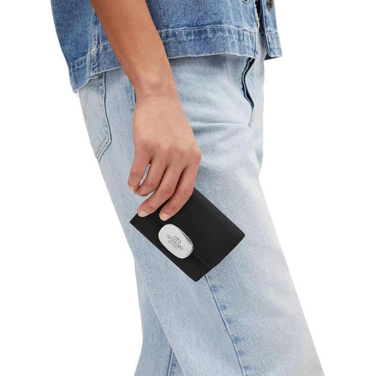 Buy Coach Eliza Small Wallet in Black CR395 Online in Singapore | PinkOrchard.com
