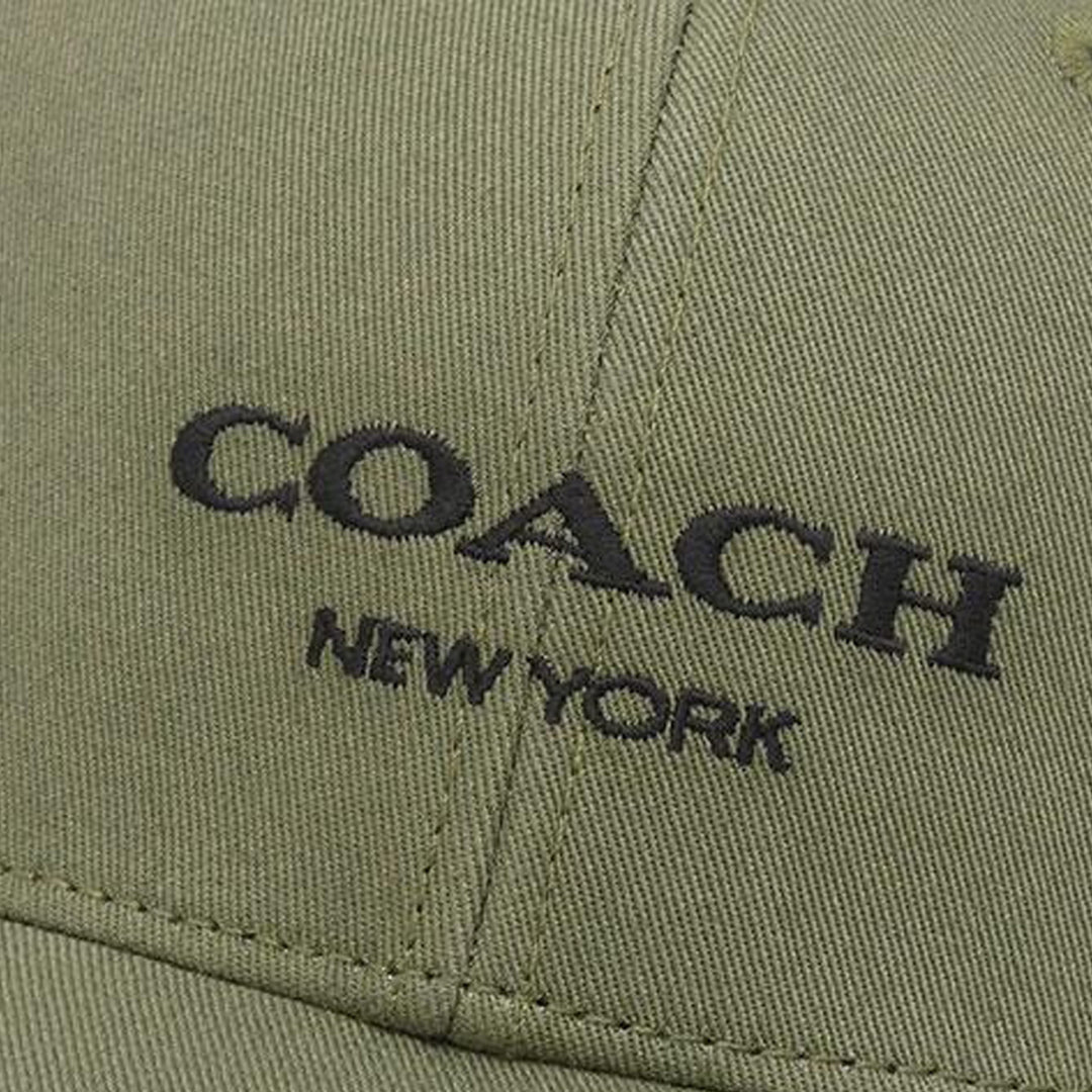COACH CCH EMB BBALL HAT ミリタリーグリーン Buy Coach Embroidered Baseball Hat in Military Green CH409 Online