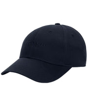 Front View of Coach Embroidered Baseball Hat Navy CAA64