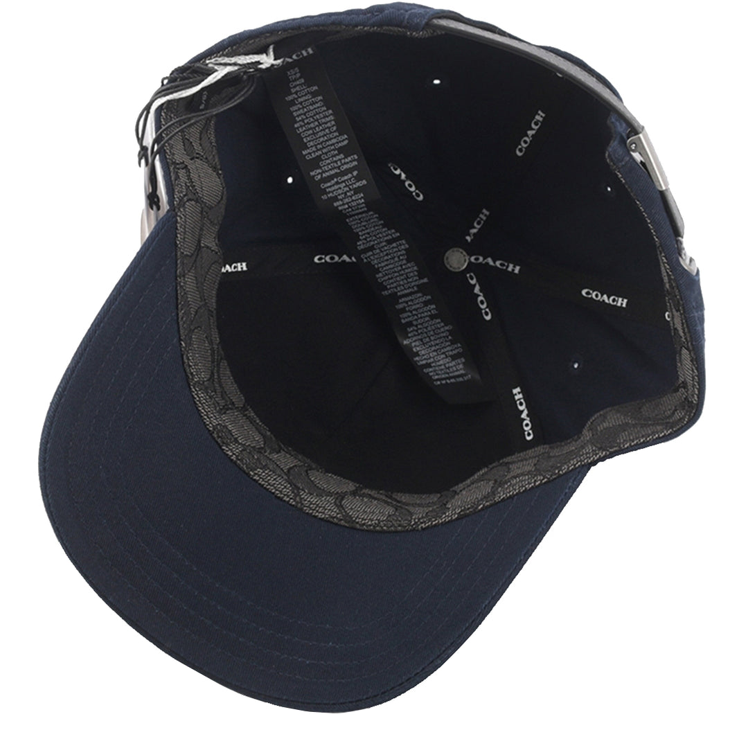 Shop Coach Embroidered Baseball Hat Navy CAA64 – Designer Cap