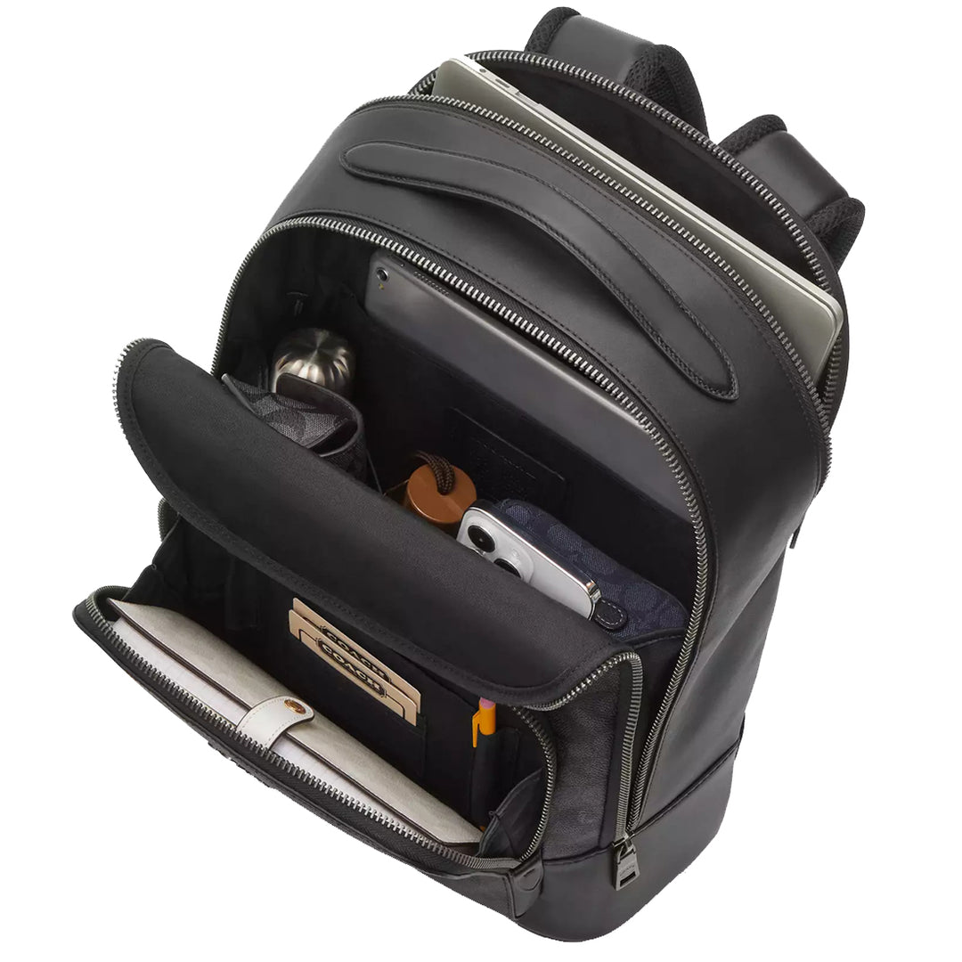 coach business backpack Coach Ethan Backpack In Signature Canvas CY832