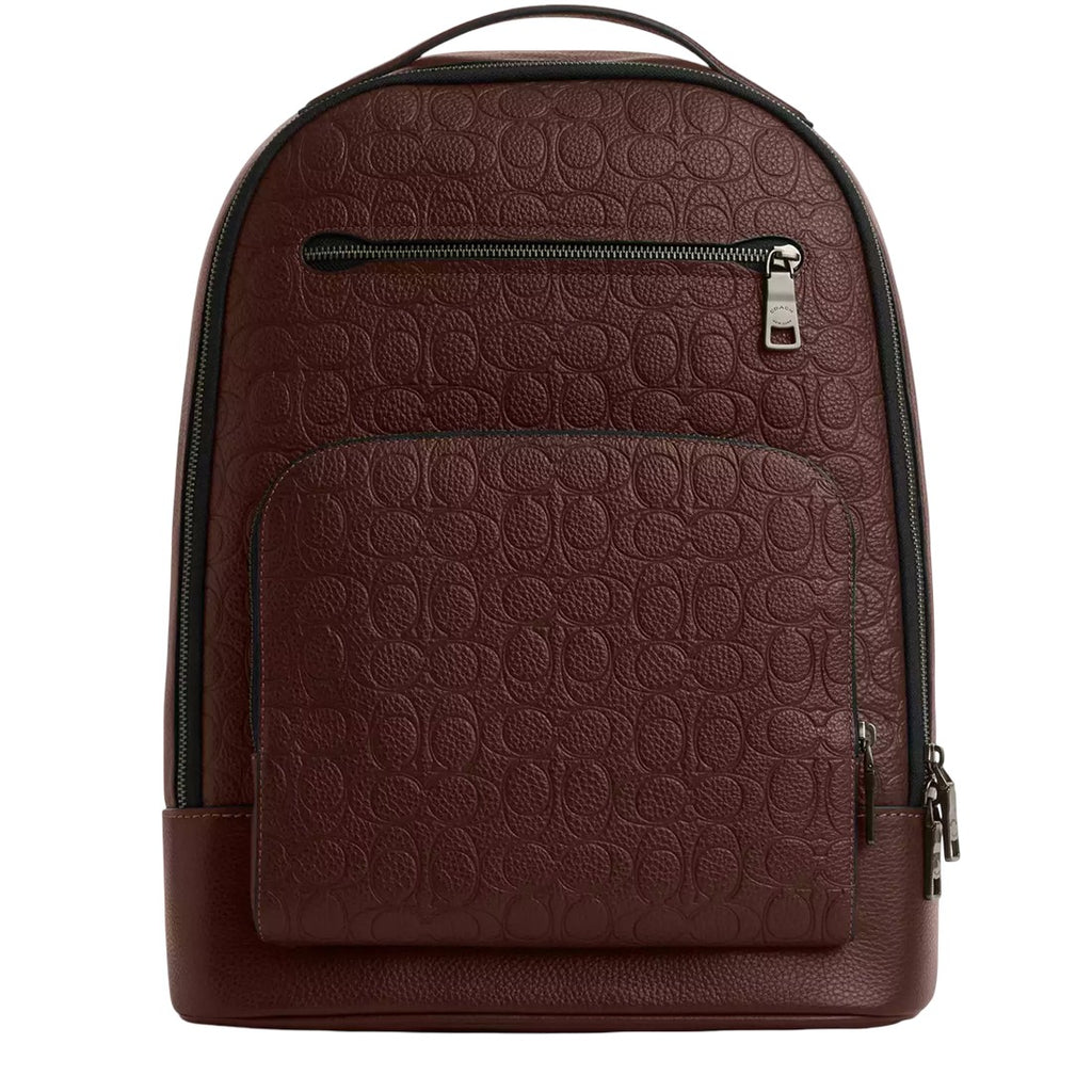 coach backpack embossed Coach Ethan Backpack In Signature Leather CDC67