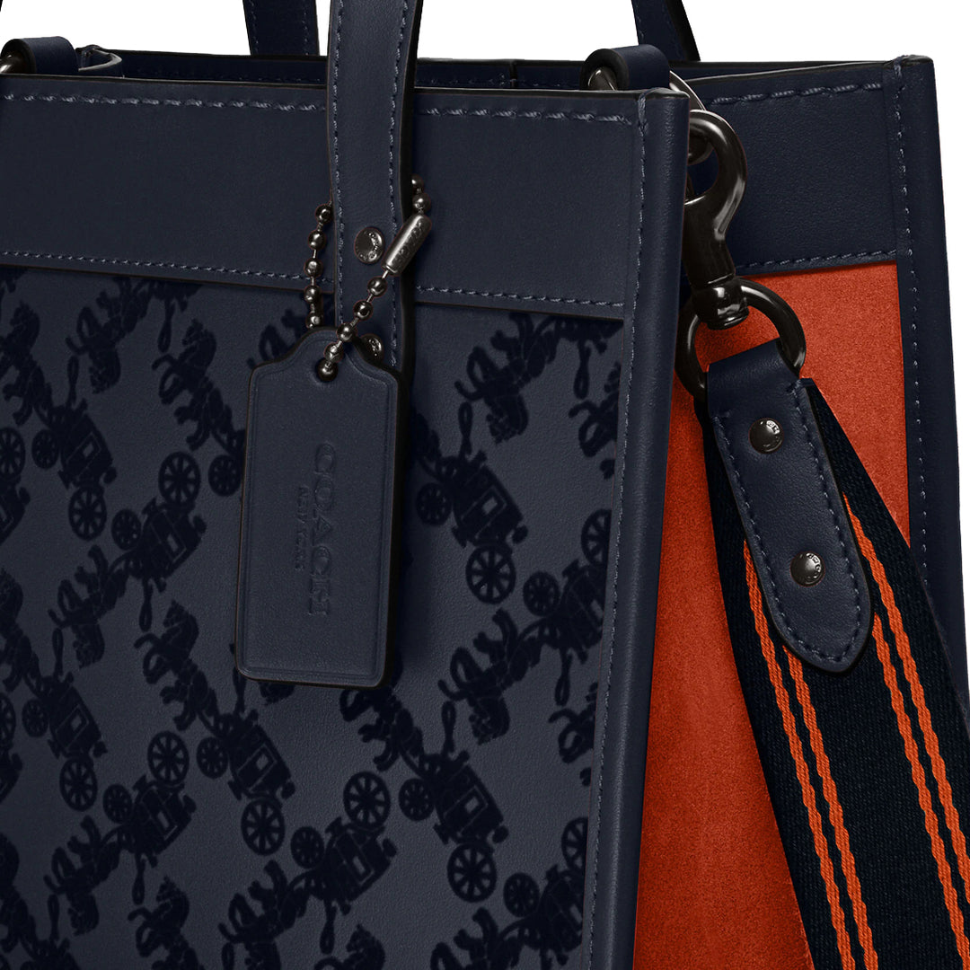 Buy Coach Field Tote Bag 22 With Horse And Carriage in Midnight