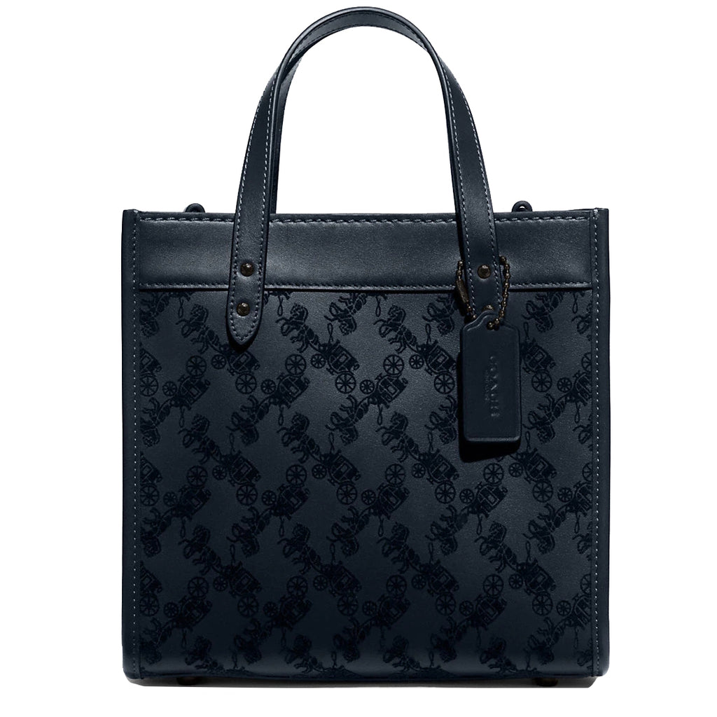 Buy Coach Field Tote Bag 22 With Horse And Carriage in Midnight