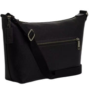 Back View of Coach Finn Crossbody Bag - Black CAJ70