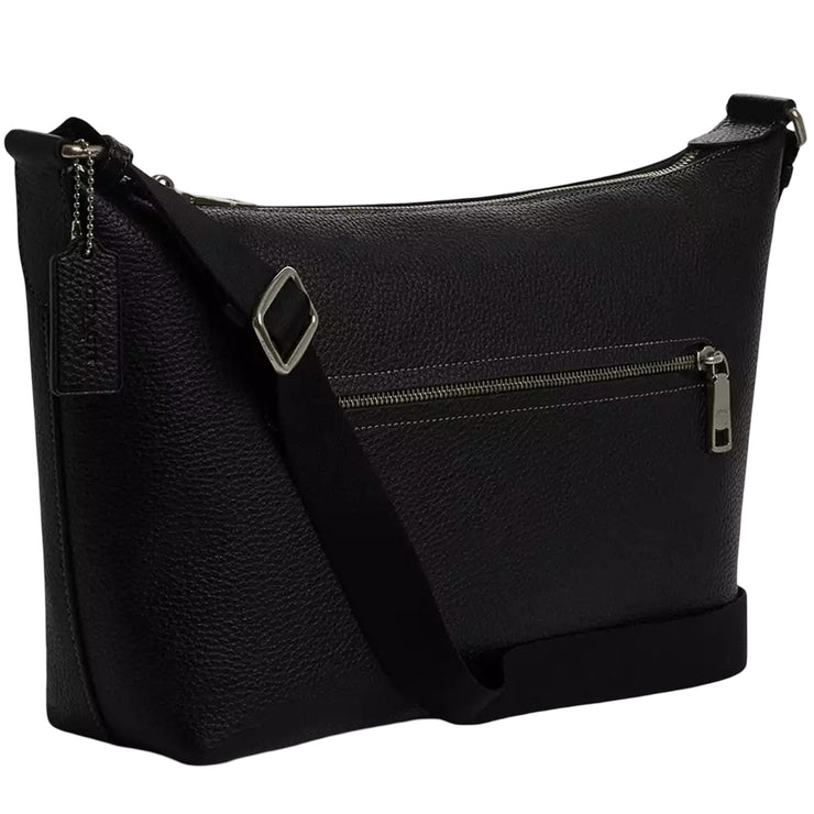 Back View of Coach Finn Crossbody Bag - Black CAJ70