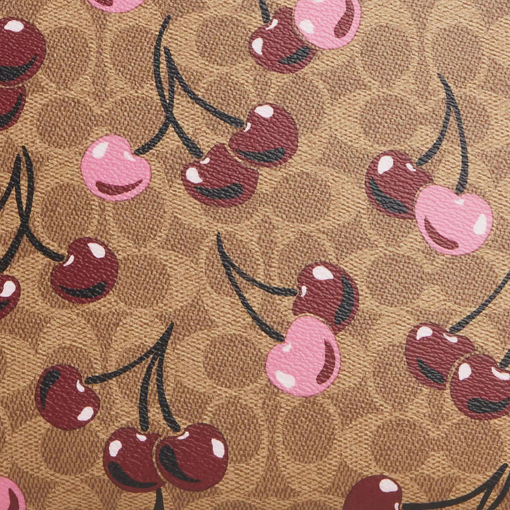 Buy Coach Gallery Tote Bag In Signature Canvas With Cherry Print in Tan Multi CAA71 Online in Singapore | PinkOrchard.com