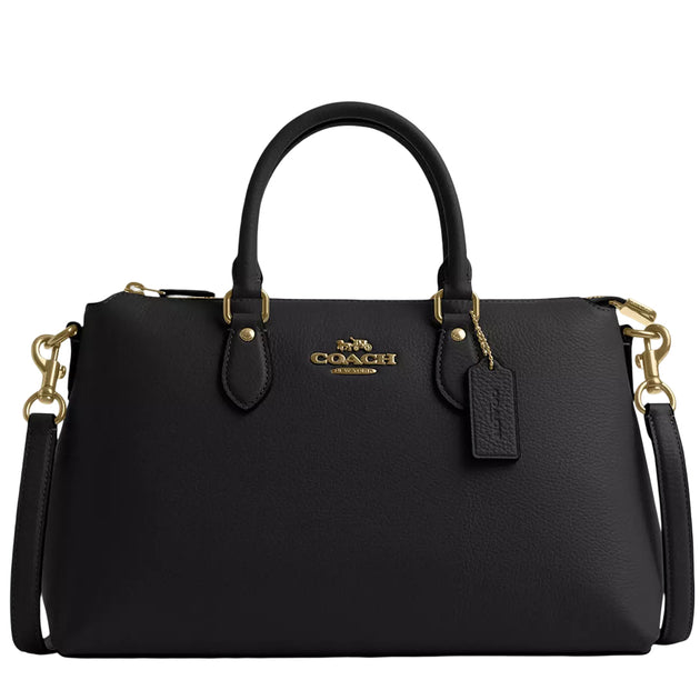 Coach Georgia Satchel Bag - Black CR156 | Designer Bags On Sale Online ...