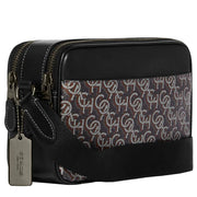 Coach Graham Crossbody Bag With Coach Monogram Print in Black CF484