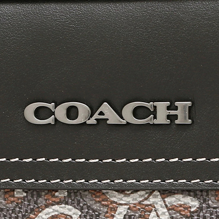 Coach Graham Crossbody Bag With Coach Monogram Print in Black CF484