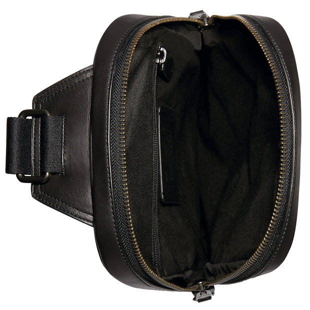 Coach Graham Pack Bag In Signature Canvas in Charcoal/ Black C2932