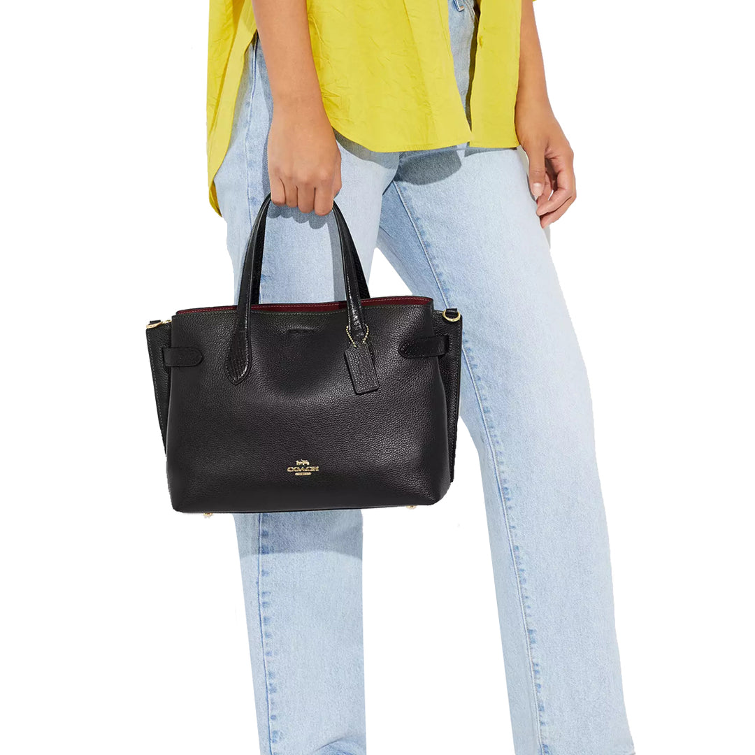 COACH ハンナ キャリーオール 2way ブラック 黒 ch187 公式】コーチアウトレット | ハンナ キャリーオール