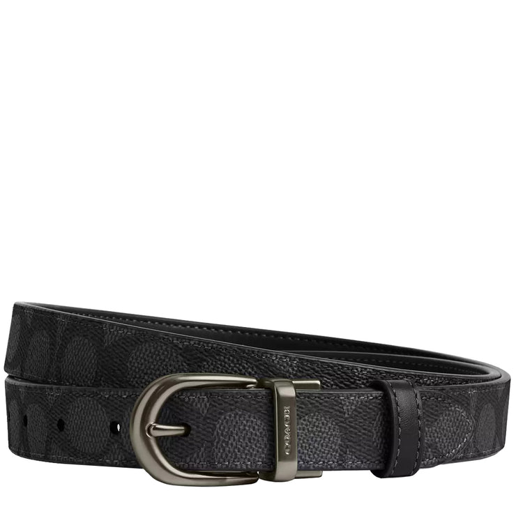 Buy Coach Harness Buckle Cut To Size Reversible Belt, 25 Mm in Charcoal/ Black CX057 Online in Singapore | PinkOrchard.com