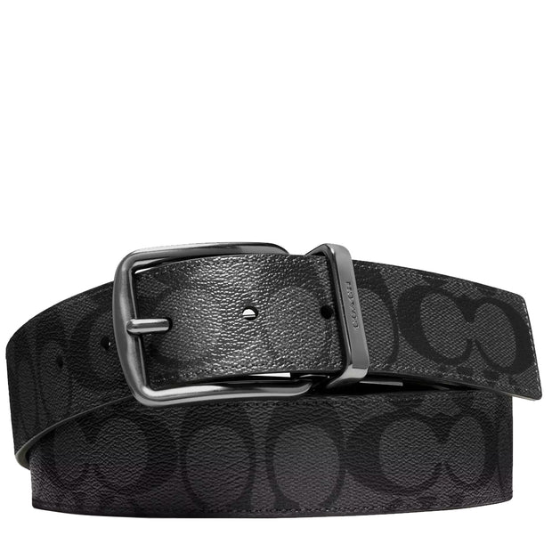 Buy Coach Harness Buckle Cut To Size Reversible Belt, 38 Mm in Charcoal/ Black CQ022 Online in Singapore | PinkOrchard.com