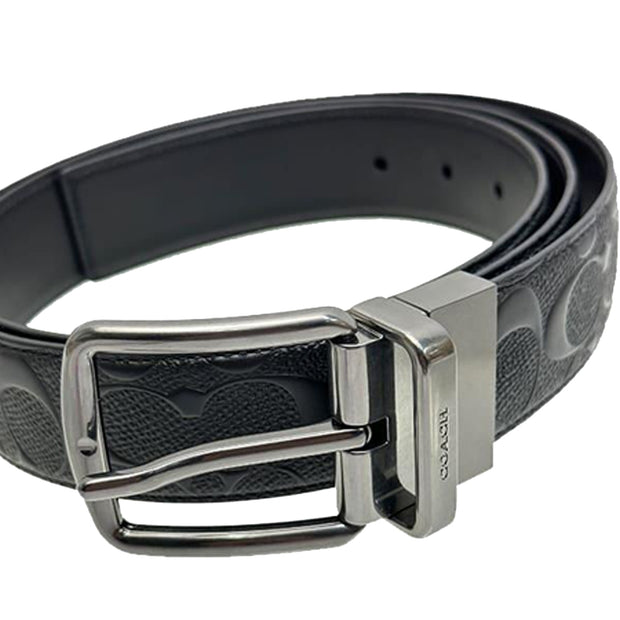 Buy Coach Harness Buckle Cut To Size Reversible Belt, 38 Mm in Black CQ024 Online in Singapore | PinkOrchard.com