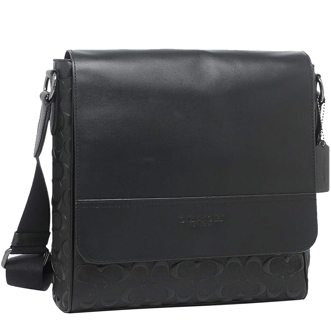 Buy Coach Houston Map Bag In Signature Leather in Black 4006 Online in ...
