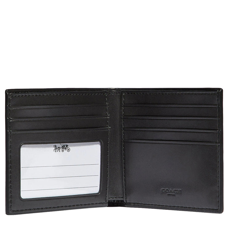 Coach id billfold wallet in signature pvc canvas tan Clearance