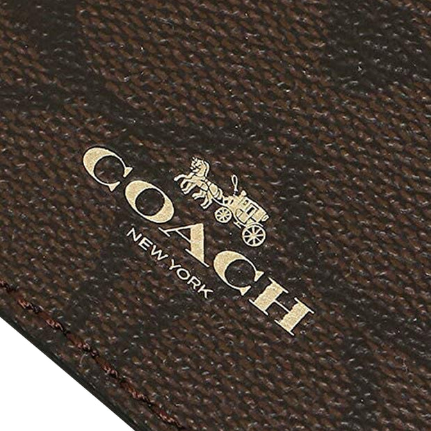 Buy Coach Id Lanyard In Signature Canvas in Brown/ Black 63274 Online in Singapore | PinkOrchard.com