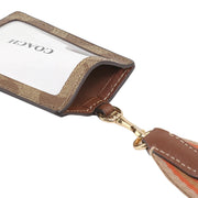 Buy Coach Id Lanyard In Signature Canvas in Khaki/ Canyon Multi CH713 | PinkOrchard.com