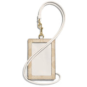 Buy Coach Id Lanyard In Signature Canvas in Light Khaki/ Chalk 63274 Online in Singapore | PinkOrchard.com