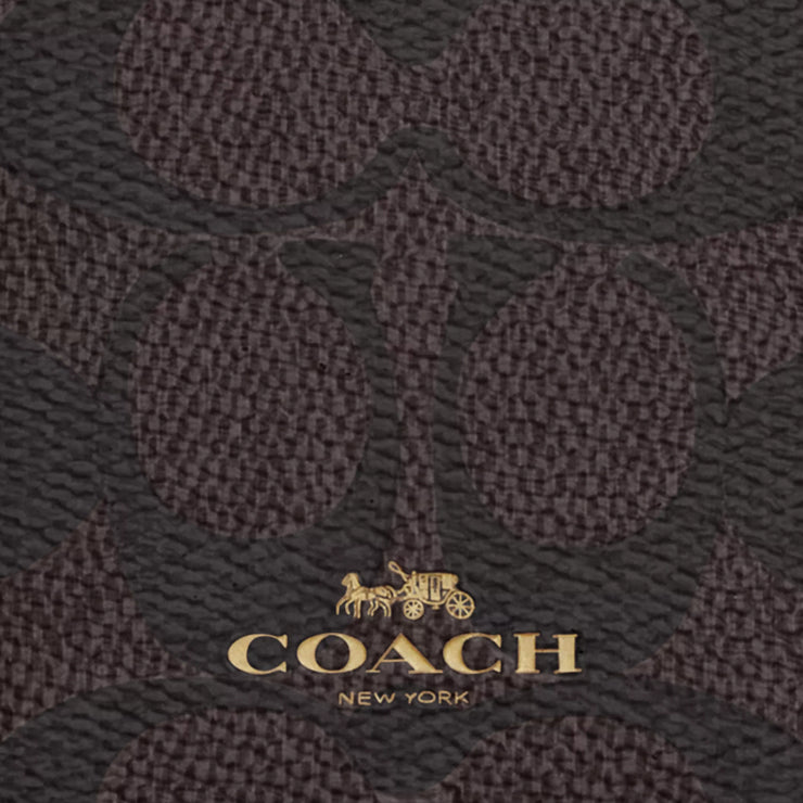 Buy Coach Id Lanyard In Signature Canvas in Walnut/ Black CZ285 Online in Singapore | PinkOrchard.com