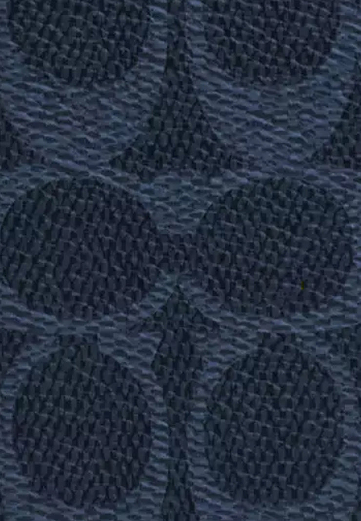 Closeup of Coach Id Wallet In Signature Canvas - Light Denim/ Midnight CW367