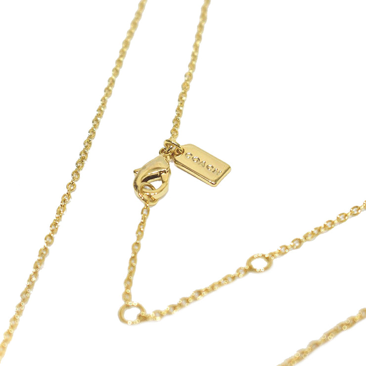 Buy Coach Interlocking Open Circle Pearl Pendant Necklace in Gold/ Pearl CO233 Online in Singapore | PinkOrchard.com