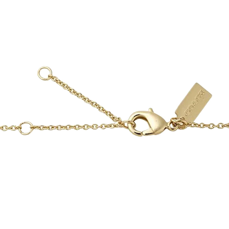 Buy Coach Interlocking Open Circle Pendant Necklace in Gold 91441 Online in Singapore | PinkOrchard.com