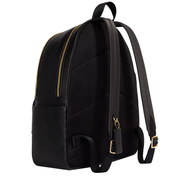 Back View of Coach Large Court Backpack Bag - Black 5669