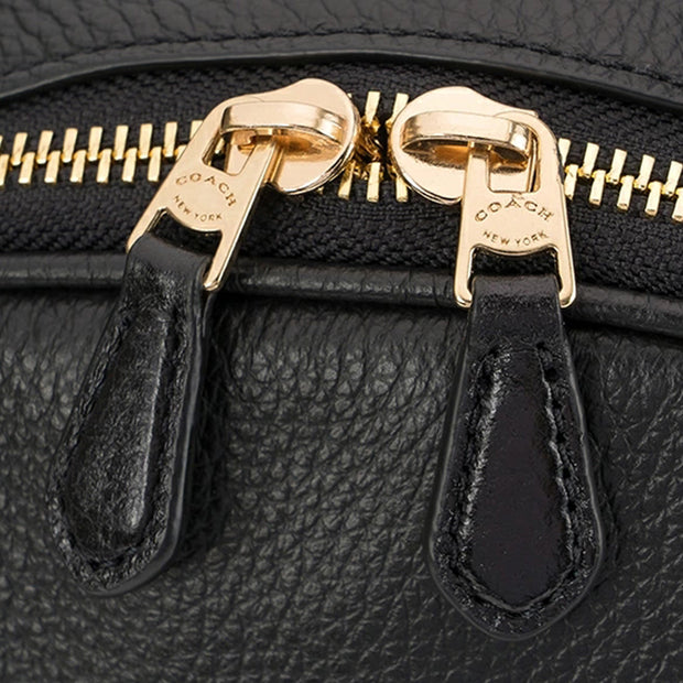 Closeup of Coach Large Court Backpack Bag - Black 5669