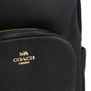Closeup of Coach Large Court Backpack Bag - Black 5669