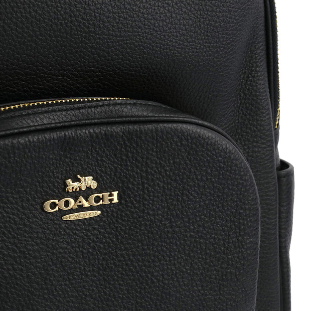 Closeup of Coach Large Court Backpack Bag - Black 5669