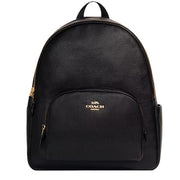 Front View of Coach Large Court Backpack Bag - Black 5669