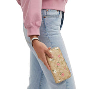 Buy Coach Long Zip Around Wallet In Signature Canvas With Floral Print in Light Khaki Chalk Multi CR966 Online in Singapore | PinkOrchard.com