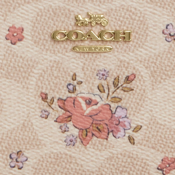 Buy Coach Long Zip Around Wallet In Signature Canvas With Floral Print in Sand/ Multi CAO88 Online in Singapore | PinkOrchard.com