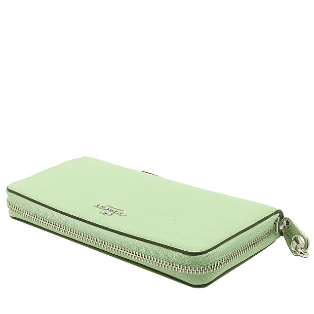 Coach Long Zip Around Wallet in Pistachio C4451