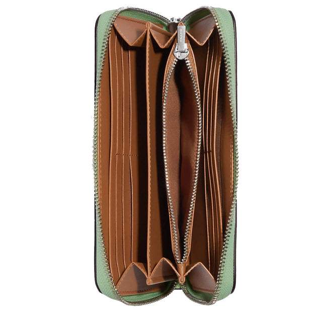 Coach Long Zip Around Wallet in Pistachio C4451