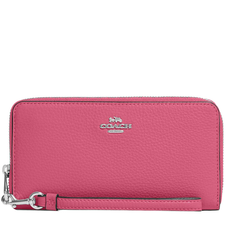 Coach Long Zip Around Wallet in Petunia C4451