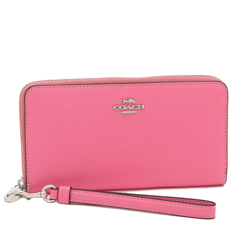 Coach Long Zip Around Wallet in Petunia C4451