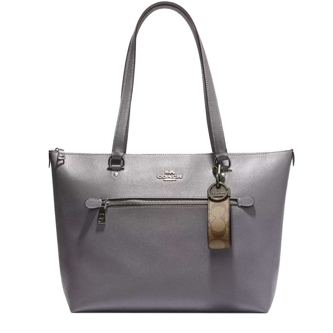 Buy Coach Loop Key Fob In Signature Canvas in Khaki CJ748 Online in ...