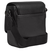 Back View of Coach Lucas Crossbody Bag - Black CAT10