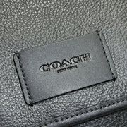 Closeup of Coach Lucas Crossbody Bag - Black CAT10