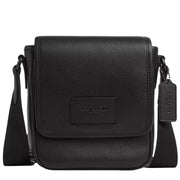 Front View of Coach Lucas Crossbody Bag - Black CAT10