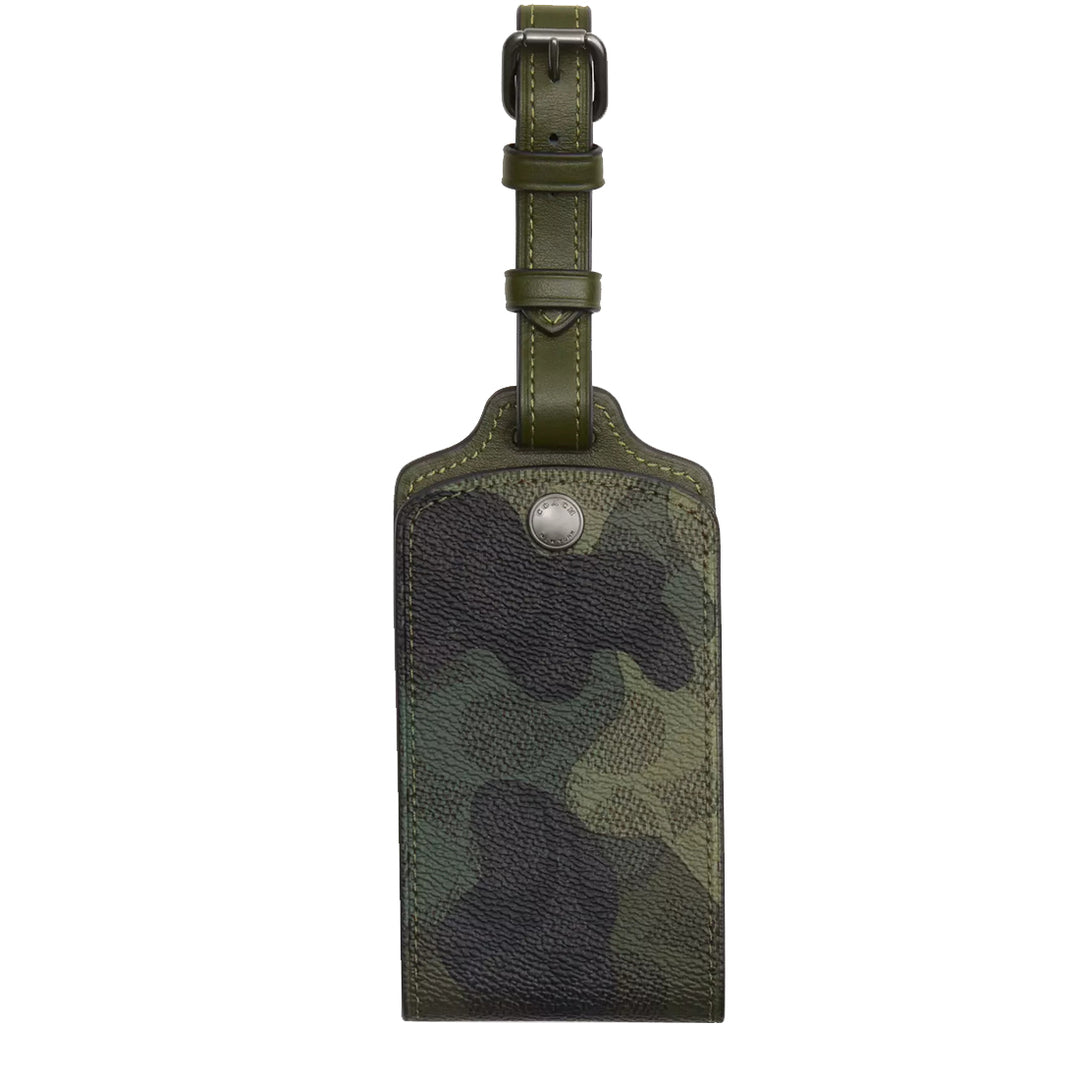 Buy Coach Luggage Tag In Signature Camo Print in Dark Shamrock
