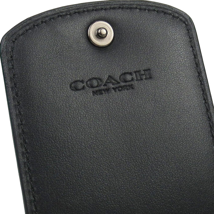 Buy Coach Luggage Tag In Signature Canvas in Charcoal C1614 Online in Singapore | PinkOrchard.com