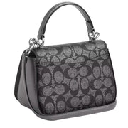 Buy Coach Lysa Top Handle Bag In Signature Canvas in Gunmetal Multi CX576 Online in Singapore | PinkOrchard.com