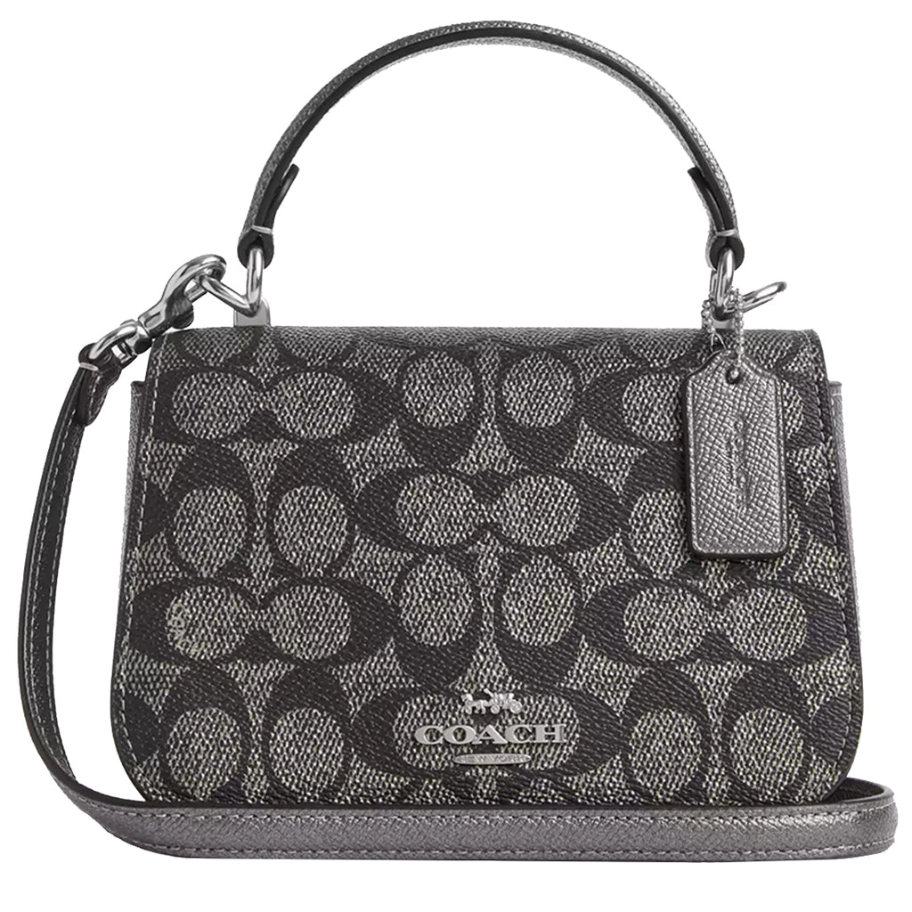 ✅✅✅ 専用・:*+.\(( °ω° ))/.:+coach Buy Coach Lysa Top Handle Bag In Signature Canvas in Gunmetal